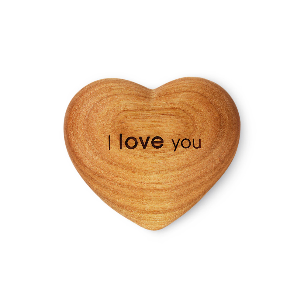 Herz symmetrisch Gr. 1: "I love you"