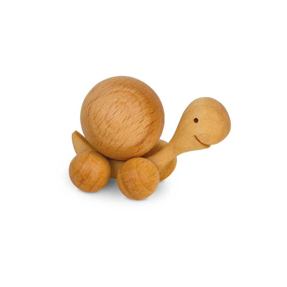 Rollie Schildkröte mit Buchenkugel 2 cm