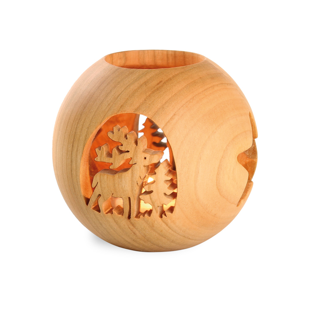 Kugelwindlicht Typ 1 handgesägt: Hirsch