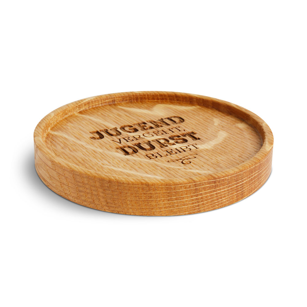 Untersetzer "JUGEND vergeht, DURST bleibt"