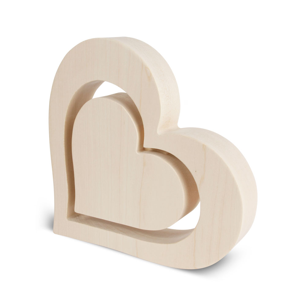 Herz in Herz ohne Gravur