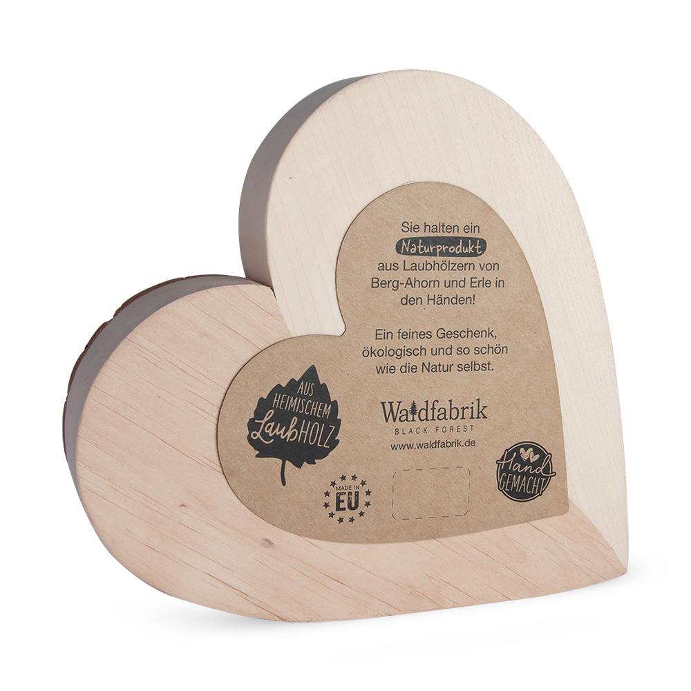 Rindenherz Yin-Yang Gr. 3: "Bleib so wie Du…"